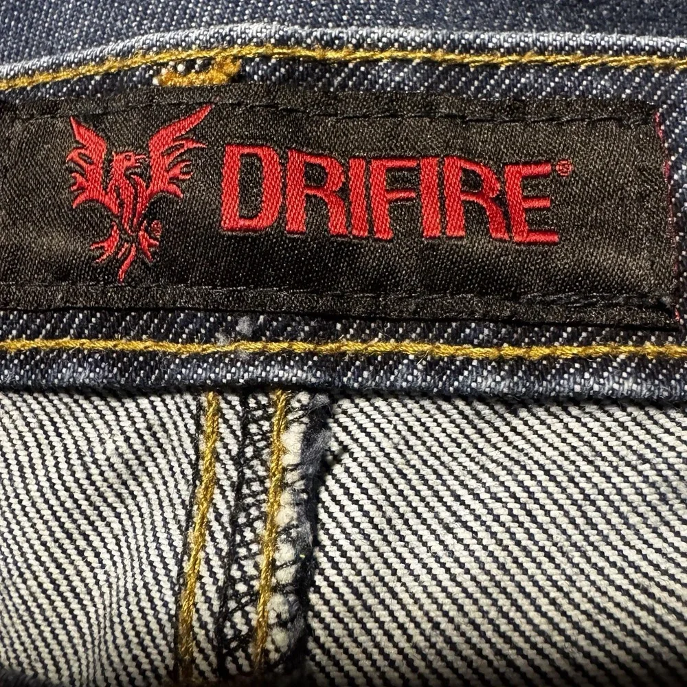 DRIFIRE CAT2 FR Flame Resistant Jeans Mens 38x30 Dark Wash Workwear USA Made